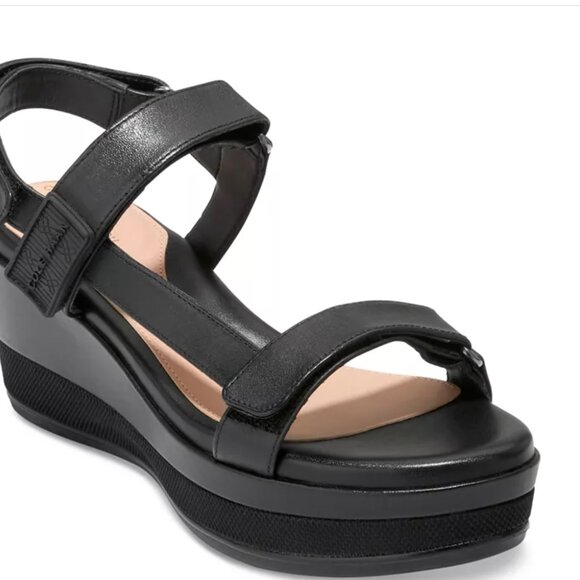 Cole Haan Women's Grand Ambition Ayer Wedges 8 Comfortable - Picture 6 of 9